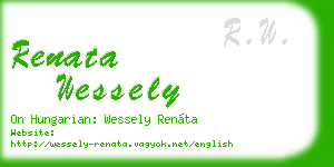 renata wessely business card
