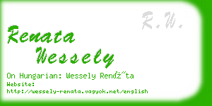 renata wessely business card